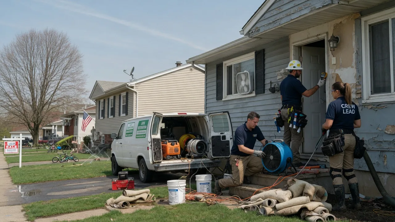 Flood Cleanup in Lewistown, IL near me