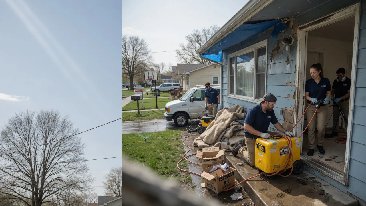 Basement Flood Cleanup in Lewistown, IL near me